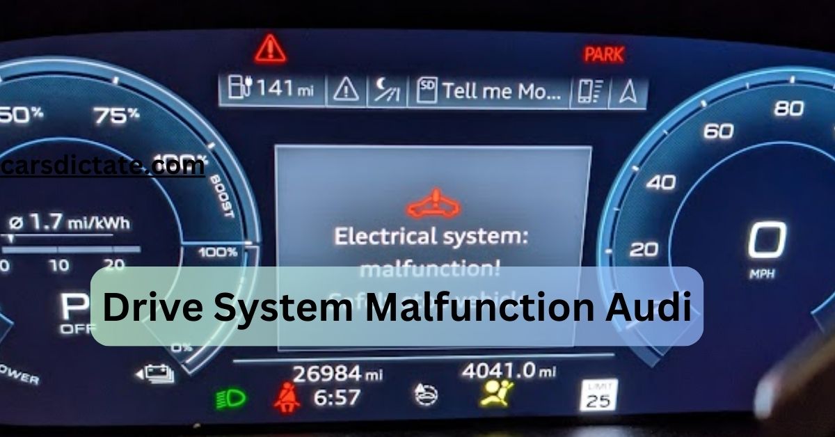 Drive System Malfunction Audi